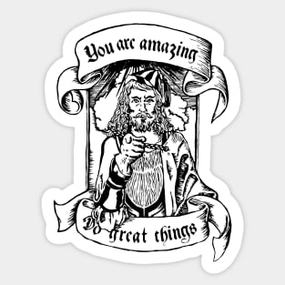 Albrecht Durer The Motivator Sticker